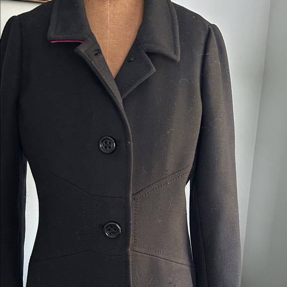 Kate Spade Black Trench Coat - Picture 4 of 6
